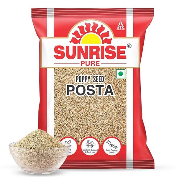 Sunrise Pure Posta Whole Spice, Poppy Seeds, 50 Grams