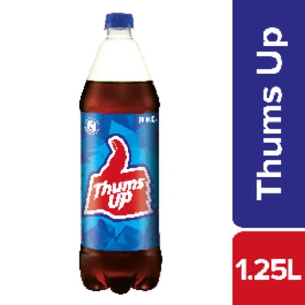 Thums Up Soft Drink PET Bottle, 1.25 L.