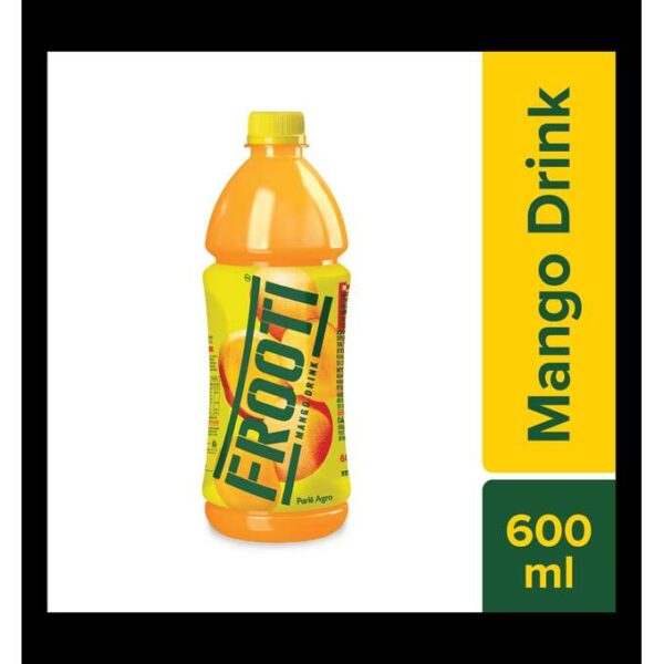 Frooti Fruit Drink, Mango, 600ml Bottle
