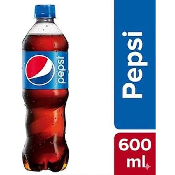 Pepsi Cola Soft Drink, 600 Ml