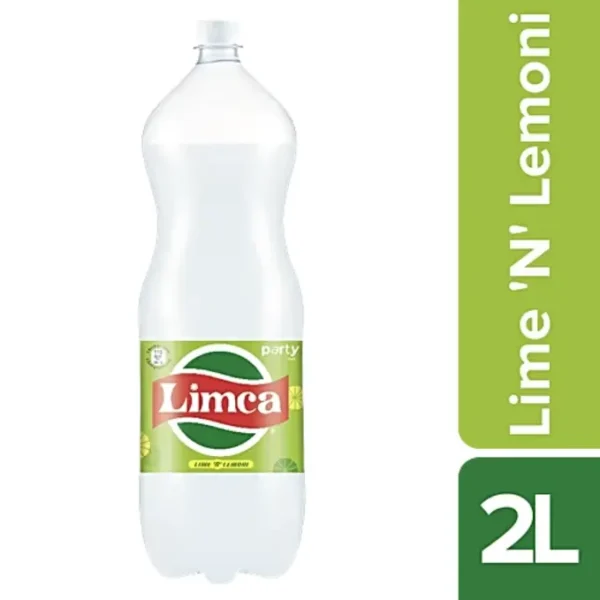 Limca Lemon & Lime flavoured Soft Drink, 2 ltr Bottle