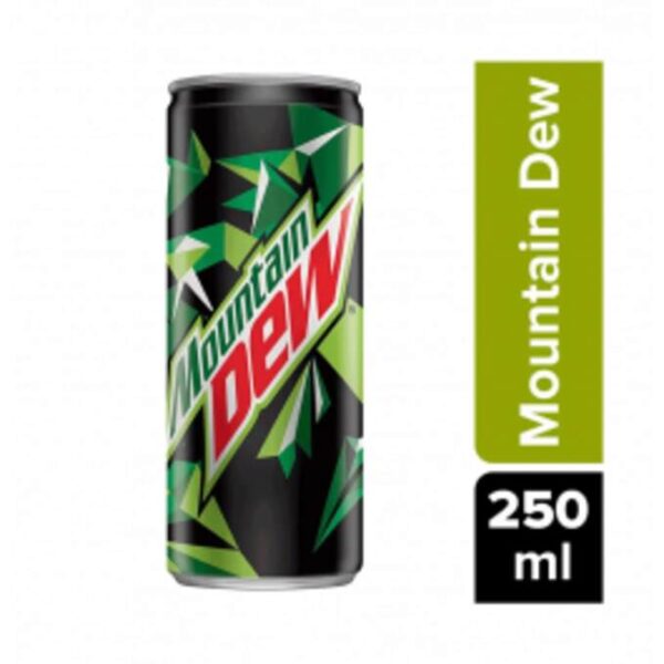 Mountain Dew Soft Drink, 250 ml.
