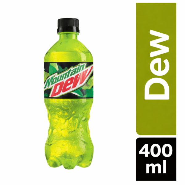 Mountain Dew Soft Drink, 400 ml.