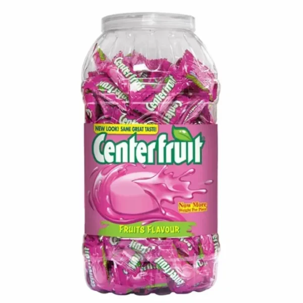 Center Fruit Bubble Gum Jar