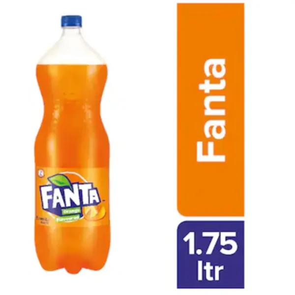 Fanta Orange Soft Drink, 1.75L PET Bottle