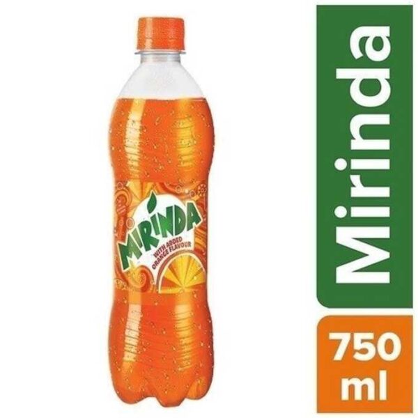 Mirinda Orange Soft Drink, 750 Ml