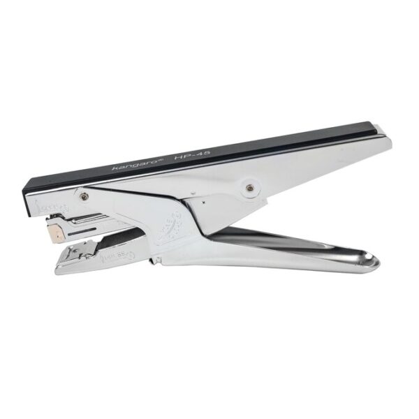 Kangaro HP-45 All Metal Stapler, Standard Stapler with Quick Loading Mechanism, Sturdy & Durable