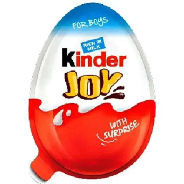 Kinder Joy Chocolate Snack with Surprise, Pink, Blue