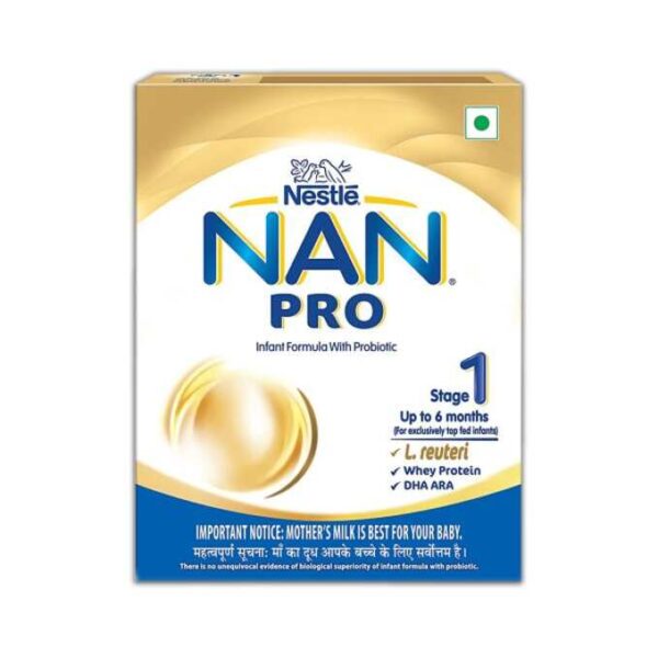 Nestle Nan Pro 1 Infant Formula Powder Upto 6 months Stage 1 400g Refill