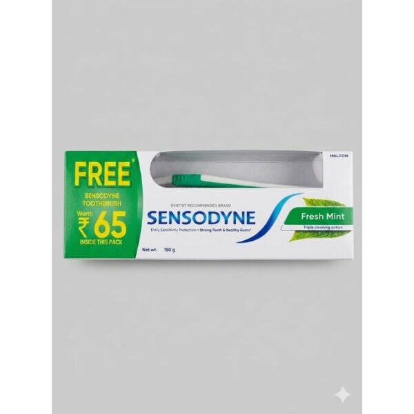 SENSODYNE  Fresh mint Toothpaste.