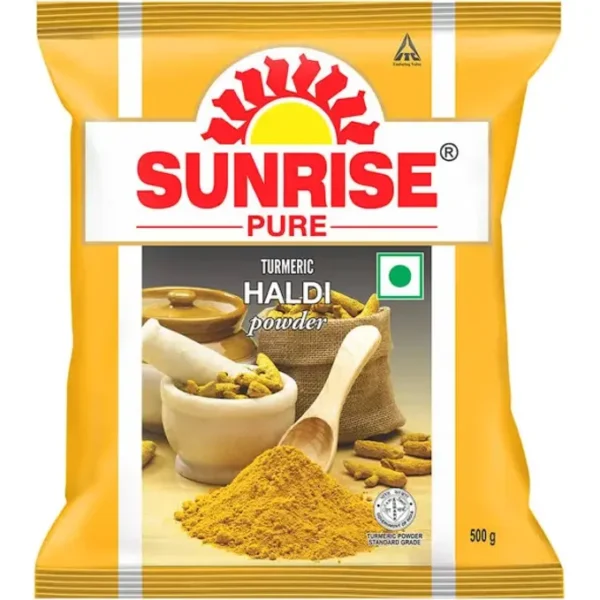 SUNRISE  Pure Turmeric Spice Powder Pouch, HALDI POUDER